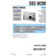 SONY DSC-W200 LEVEL2 Service Manual