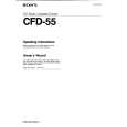 SONY CFD-55 Owners Manual