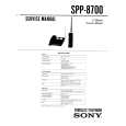 SONY SPP8700 Service Manual