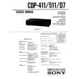 SONY CDP-D7 Service Manual