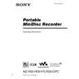 SONY MZR501 Owners Manual