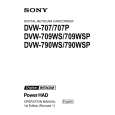 SONY DVW707 Owners Manual