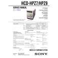 SONY HCD-HPZ9 Service Manual