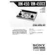 SONY RM-450 Service Manual