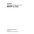 SONY BKPF-L723 Service Manual