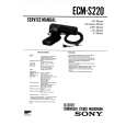 SONY ECMS220 Service Manual