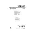 SONY LBTD990 Service Manual