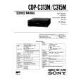 SONY CDP313M Service Manual