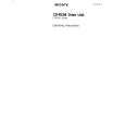 SONY CDU535 Owners Manual