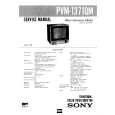 SONY PVM1371QM Service Manual