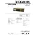 SONY SCD-XA300ES Service Manual