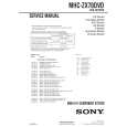 SONY MHCZX70DVD Service Manual