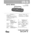 SONY CFD50 Service Manual