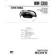 SONY WM-3300 Owners Manual