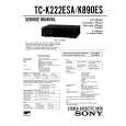 SONY TC-K222ESA Service Manual