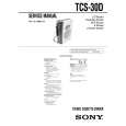 SONY TCS30D Service Manual