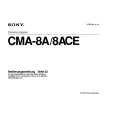 SONY CMA-8ACE Owners Manual