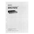 SONY BVSV1212 Service Manual