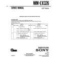 SONY WM-EX326 Service Manual