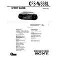 SONY CFSW338L Service Manual
