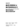 SONY MVS8000ASF Owners Manual