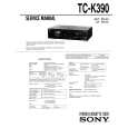 SONY TC-K390 Service Manual