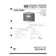 SONY WMFX213 Service Manual