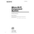 SONY CMTRB5 Owners Manual