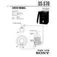 SONY SSS70 Service Manual