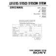 SONY LBTD705CD Service Manual