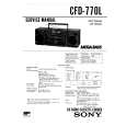 SONY CFD770L Service Manual