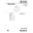 SONY ICFC1210 Service Manual