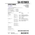 SONY SA-VS700ED Service Manual