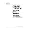 SONY CCUTX7 VOLUME 2 Service Manual