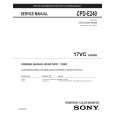 SONY CPDE240 Service Manual