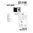 SONY ICF-F10S Service Manual