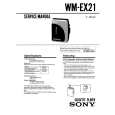 SONY WM-EX21 Service Manual