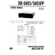 SONY XR5451/FP Service Manual