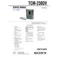 SONY TCM230DV Service Manual