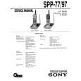 SONY SPP-97 Owners Manual