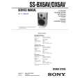 SONY SSBX6AV Service Manual