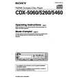SONY CDX-5060 Owners Manual