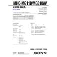 SONY MHCMG110 Service Manual