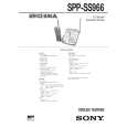SONY SPPSS966 Service Manual