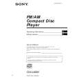 SONY CDXL600X Owners Manual