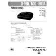 SONY D600/A Service Manual