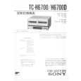 SONY TC-H6700 Service Manual