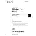 SONY CDX-M620 Owners Manual