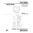 SONY CPD200 Service Manual