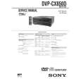 SONY DVP-CX850D Owners Manual